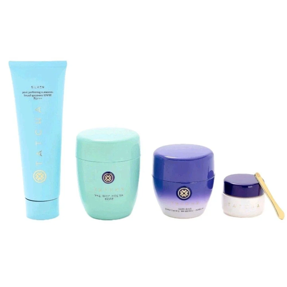 TATCHA 4pc. Skincare Ritual Deep Face & Eye NIB